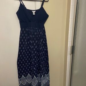 Plus size dress with thin padding long and flowy